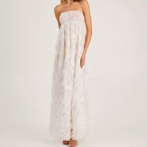 Anthropologie White Dress